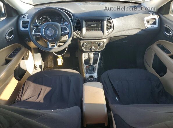 3C4NJCAB2LT147738 2020 JEEP COMPASS Белый Вид панели приборов