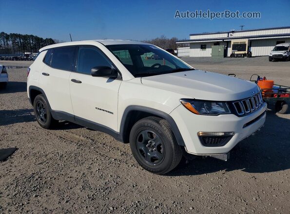 3C4NJCAB2LT147738 2020 JEEP COMPASS Белый Передняя правая четверть