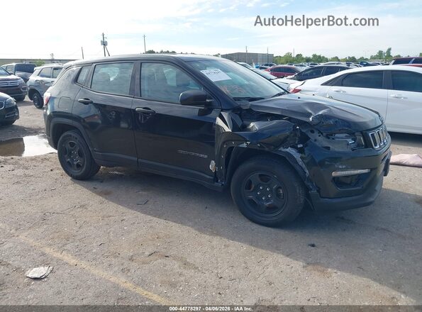 3C4NJCAB2MT553083 2021 JEEP COMPASS Черный Передняя правая четверть