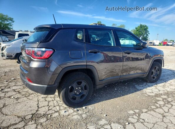3C4NJCAB3JT487333 2018 JEEP COMPASS Серый Задняя правая четверть