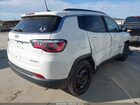 2019 Jeep Compass Sport Fwd White vin: 3C4NJCAB5KT736703