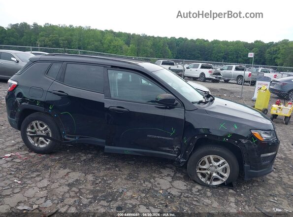 3C4NJCAB6HT605868 2017 JEEP NEW COMPASS Black წინა ხედი
