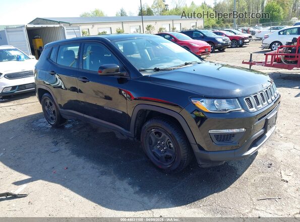 3C4NJCAB8LT199116 2020 JEEP COMPASS Black Przód prawy