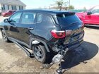 2020 Jeep Compass Sport Fwd Black vin: 3C4NJCAB8LT199116