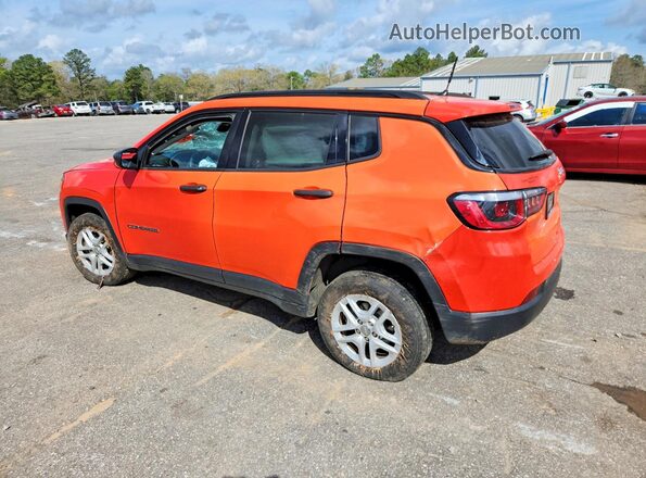3C4NJCABXJT250709 2018 JEEP COMPASS Оранжевый Задняя левая четверть