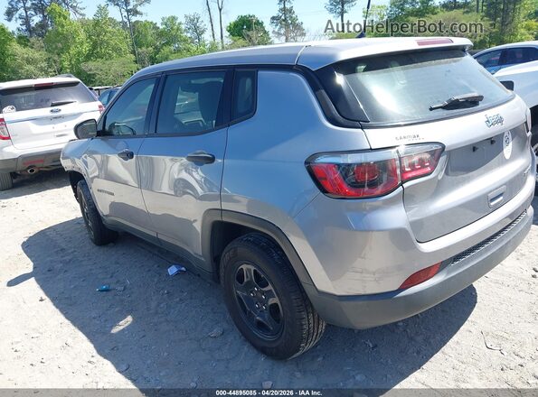 3C4NJCABXJT267459 2018 JEEP COMPASS Серебряный Панорамный вид салона 360°