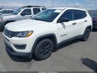 2020 Jeep Compass Sport Fwd Белый vin: 3C4NJCABXLT169308