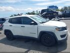 2020 Jeep Compass Sport Fwd Белый vin: 3C4NJCABXLT169308