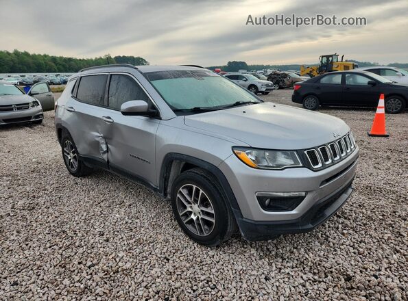 3C4NJCBB4KT623923 2019 JEEP COMPASS Серебряный Передняя правая четверть