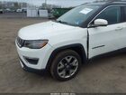 2020 Jeep Compass Limited Fwd White vin: 3C4NJCCB1LT110306