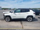 2021 Jeep Compass Limited Fwd White vin: 3C4NJCCB3MT508375