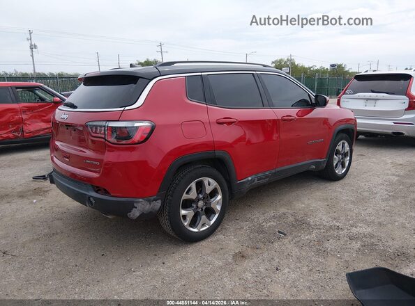 3C4NJCCB4LT165977 2020 JEEP COMPASS Красный Задняя правая четверть