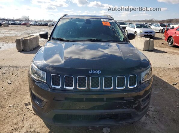 3C4NJDAB1JT261670 2018 JEEP COMPASS Черный Вид спереди