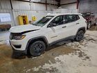 2020 Jeep Compass Sport White vin: 3C4NJDAB4LT116173