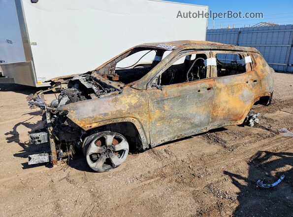 3C4NJDBB0KT742168 2019 JEEP COMPASS Пожар Передняя левая четверть
