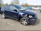 2019 Jeep Compass Latitude 4x4 Blue vin: 3C4NJDBB0KT801011