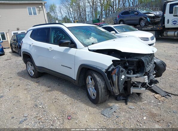 3C4NJDBB0NT131593 2022 JEEP COMPASS White Delantero derecho