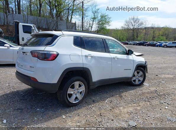 3C4NJDBB0NT131593 2022 JEEP COMPASS White Trasero derecho