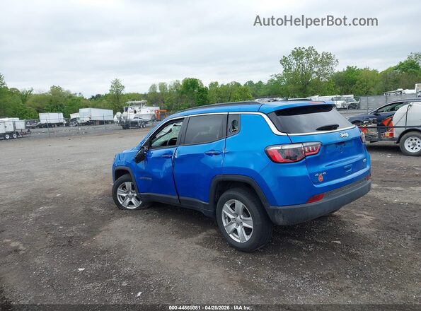3C4NJDBB0NT177621 2022 JEEP COMPASS Blue Tył lewy