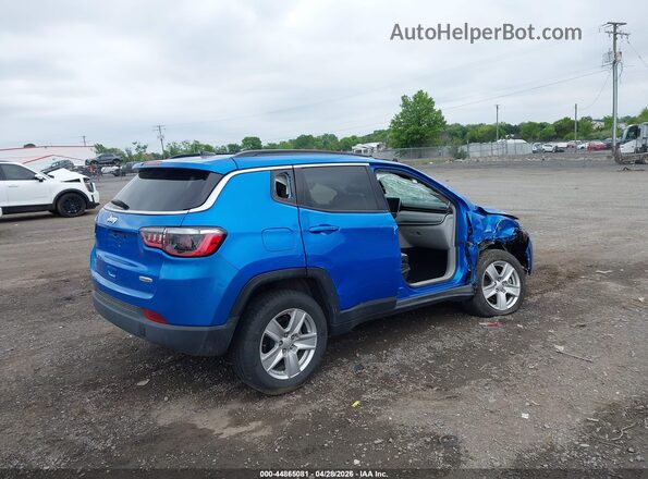3C4NJDBB0NT177621 2022 JEEP COMPASS Blue Tył prawy