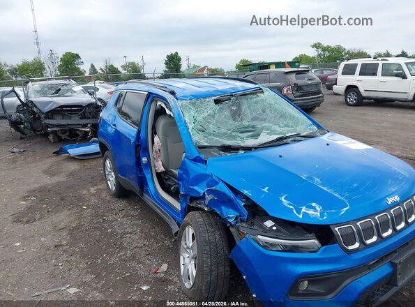 3C4NJDBB0NT177621 2022 JEEP COMPASS Blue Widok z przodu