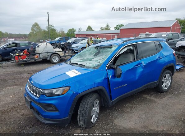 3C4NJDBB0NT177621 2022 JEEP COMPASS Blue Widok wnętrza z tyłu