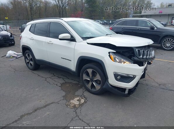 3C4NJDBB1JT104896 2018 JEEP COMPASS White Delantero derecho
