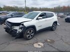 2018 Jeep Compass Latitude 4x4 White vin: 3C4NJDBB1JT104896
