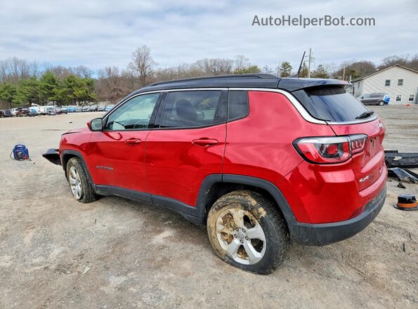 3C4NJDBB1KT742390 2019 JEEP COMPASS Red უკანა მარცხენა