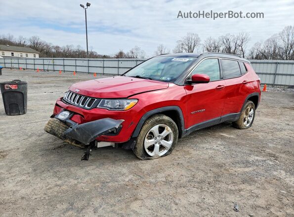 3C4NJDBB1KT742390 2019 JEEP COMPASS Red წინა მარცხენა ხედი სამი მეოთხედიდან