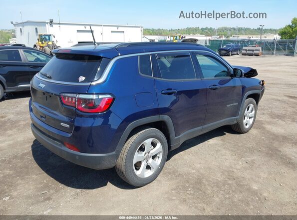 3C4NJDBB2JT483438 2018 JEEP COMPASS Синий Задняя правая четверть