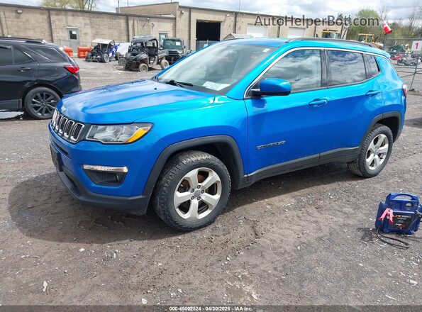 3C4NJDBB2KT600856 2019 JEEP COMPASS Синий Передняя левая четверть