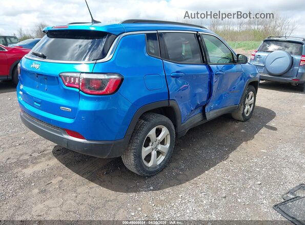 3C4NJDBB2KT600856 2019 JEEP COMPASS Синий Задняя правая четверть