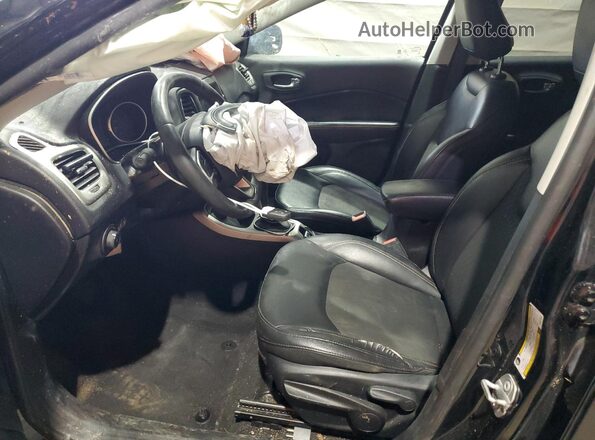3C4NJDBB2KT647983 2019 JEEP COMPASS Черный Вид салона спереди