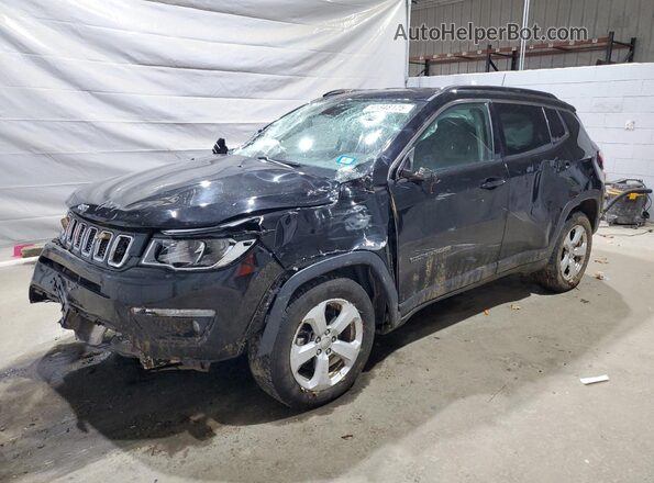 3C4NJDBB2KT647983 2019 JEEP COMPASS Черный Передняя левая четверть