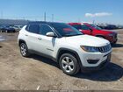 2019 Jeep Compass Latitude 4x4 White vin: 3C4NJDBB2KT839758