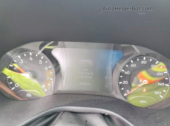 3C4NJDBB2NT204673 2022 JEEP COMPASS Silver Instrument cluster view