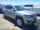 2018 Jeep Compass Latitude 4x4 Silver vin: 3C4NJDBB3JT161133