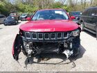2017 Jeep New Compass Latitude 4x4 Red vin: 3C4NJDBB4HT693372