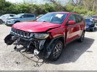 2017 Jeep New Compass Latitude 4x4 Red vin: 3C4NJDBB4HT693372