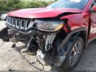 2017 Jeep New Compass Latitude 4x4 Red vin: 3C4NJDBB4HT693372