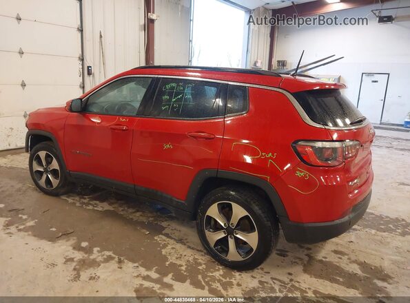 3C4NJDBB4JT185750 2018 JEEP COMPASS Красный Задняя левая четверть