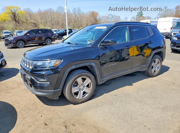 3C4NJDBB4NT199766 2022 JEEP COMPASS Черный Передняя левая четверть