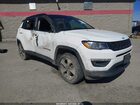 2018 Jeep Compass Latitude 4x4 White vin: 3C4NJDBB5JT281189
