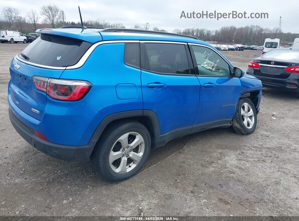 3C4NJDBB5JT455715 2018 JEEP COMPASS Blue Trasero derecho