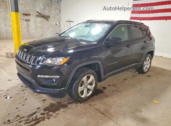 3C4NJDBB5JT483434 2018 JEEP COMPASS Черный Передняя левая четверть