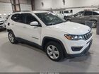 2019 Jeep Compass Latitude 4x4 White vin: 3C4NJDBB5KT734454