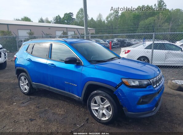 3C4NJDBB5NT169353 2022 JEEP COMPASS Blue წინა მარჯვენა