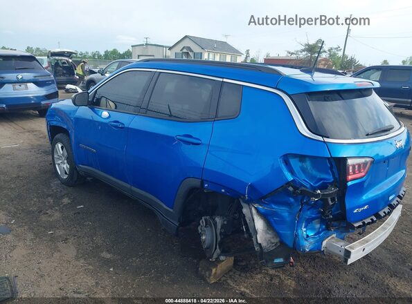 3C4NJDBB5NT169353 2022 JEEP COMPASS Blue უკანა მარცხენა