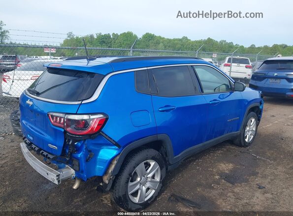 3C4NJDBB5NT169353 2022 JEEP COMPASS Blue უკანა მარჯვენა